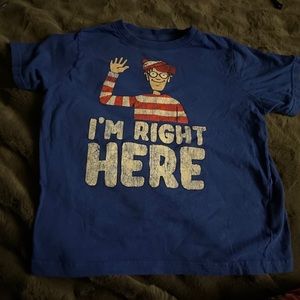 Size 7 Where’s Waldo t shirt unisex
